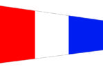 bandiera numero 3 alfabeto nautico