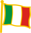 Bandiera da giacca Italia
