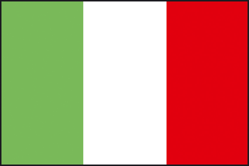 Italienische Trikolore-Flagge | Novali-Flaggenverkauf